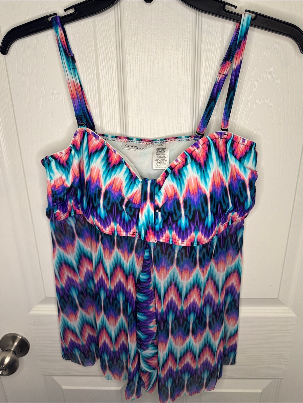 EUC croft & barrow Bathing Suit Top